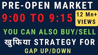 What is Pre Opening Session in Stock Market  How to trade in Pre Open Market [upl. by Iinde]