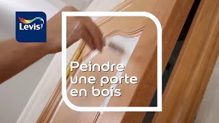 Comment peindre une porte intérieure en bois [upl. by Enneira]