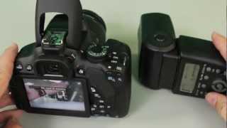 How to Use Canon Off Camera Wireless TTL Flash System [upl. by Ralat940]