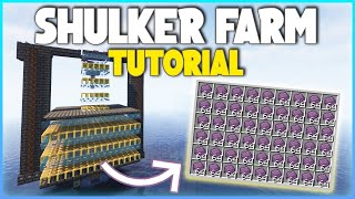 Minecraft EASY Shulker Farm Tutorial 120 80 Shells PH [upl. by Hollerman664]