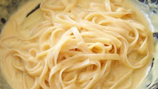 CREAMY CHEESY PASTA  PASTA WITH CHEESE SAUCE RECIPE [upl. by Avery]