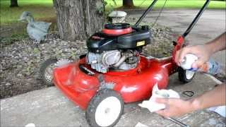 How To Start A Mower Thats Been Sitting [upl. by Raman478]