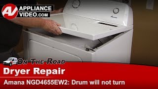 Amana Dryer Repair  No Tumble  Drive Belt [upl. by Enilegnave]