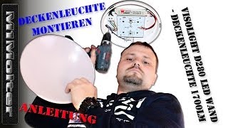 Lampe anschließen Anleitung  Deckenleuchte Montieren [upl. by Ardnuyek379]