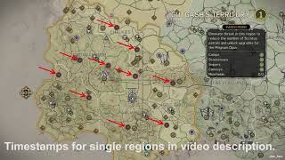 Mad Max  All Minefield Locations Guide [upl. by Farron154]