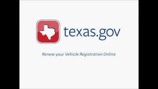 Texasgov Vehicle Registration Renewal Demo Video [upl. by Rissa494]