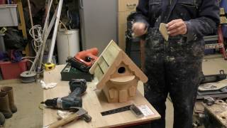 How to make a bird nesting box [upl. by Eninnej284]