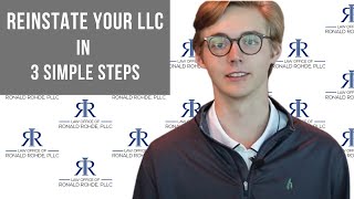 How to Reinstate Your LLC 3 simple steps online [upl. by Lelith857]