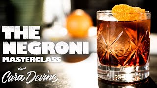 How to make The Negroni cocktail  Masterclass [upl. by Nerine]