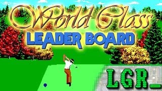 LGR  World Class Leader Board  DOS PC Game Review [upl. by Redvers]