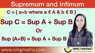 Sup AB  Sup A  Sup B  Properties of Supremum and Infimum  Real Analysis  Lease upper bound [upl. by Beaumont]