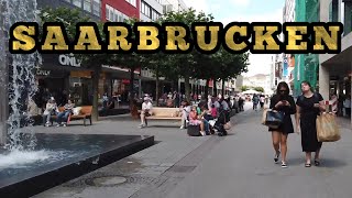 Saarbrücken Germany 🇩🇪 Walking tour Saarbrucken city centre  Saarland [upl. by Anitac]