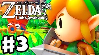 The Legend of Zelda Links Awakening  Gameplay Part 3  Key Cavern Nintendo Switch [upl. by Ennairrek171]