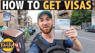 HOW TO GET VISAS to travel the world [upl. by Naejeillib]