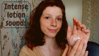 ASMR  Intense and Fast Lotion sounds Hand creme and AloeVera gel [upl. by Hinkel416]