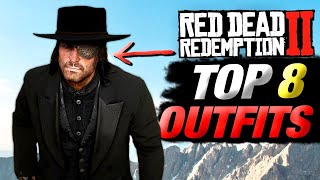 Top 8 HIDDEN Red Dead Redemption 2 Outfits For John Marston [upl. by Barhos67]