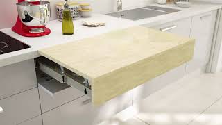 Hafele Opla Top kitchen worktop  Installation [upl. by Brunelle805]