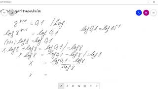 exponenciální rovnice řešené logaritmováním [upl. by Aia]