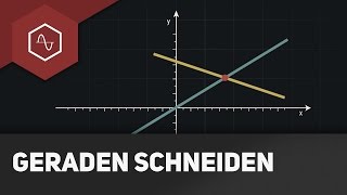 Geraden schneiden – Lineare Funktionen [upl. by Notlim]