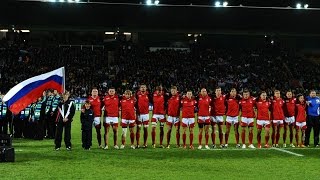 USA v Russia anthems stir the heart in 2011 [upl. by Nnaecyoj213]