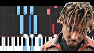 Juice Wrld  Maze Piano Tutorial [upl. by Notlem]