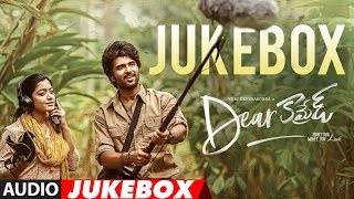 Dear Comrade Telugu Jukebox  Vijay Devarakonda Rashmika  Justin Prabhakaran [upl. by Esinyt]