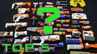 TOP 5 BEST NERF ATTACHMENTS [upl. by Boff]