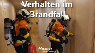 Verhalten im Brandfall [upl. by Nnaear]