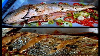 COMO TEMPERAR E ASSAR PEIXE NO FORNO CORVINA ASSADA NO FORNO  sabor perfeito [upl. by Hayyim]