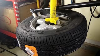 How to Modify Manual Tire Changer and Change Tires [upl. by Novyar]