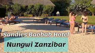 Sandies Baobab Hotel Nungwi Zanzibar [upl. by Etnahsa]