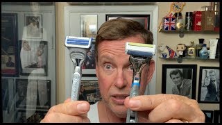 Dollar shave Club Test amp my Son Shaves again with an R41 amp Feather Blade in a cameo [upl. by Anairuy]