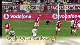 OSCAR CARDOZO the best ofgoals benfica 2010 HD [upl. by Cartie985]