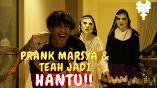 AMIR LARI NAMPAK H4NTU   PRANK MARSYA amp TEAH SER4M [upl. by Danit]