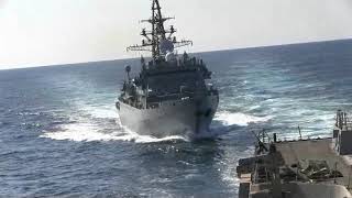 Aggressive Approach by a Russian Navy ship on USS Farragut DDG 99 [upl. by Harbison]