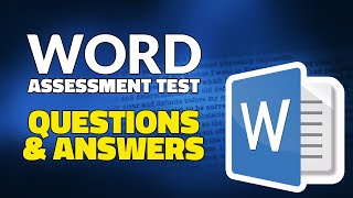 Word Assessment Test Questions and Answers Asked Today [upl. by Eiramlehcar440]