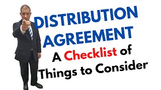 Distribution Agreement Checklist [upl. by Drhcir608]