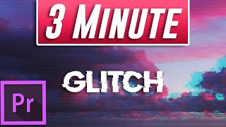 How to Create Glitch Effect Tutorial  Premiere Pro 2021 [upl. by Namilus670]