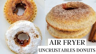 How to Make Air Fryer Uncrustables Donuts TikTok Viral Tutorial [upl. by Farrel]