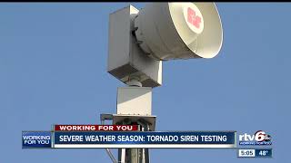 Severe Weather Season Tornado siren testing [upl. by Ellsworth833]