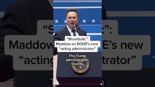 Shambolic Maddow on DOGEs new acting administrator [upl. by Silberman]