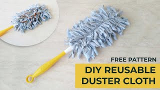 DIY Swiffer Duster Cloths Tutorial  FREE pattern Washable and Reusable [upl. by Dobbins400]