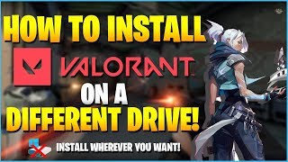 HOW TO INSTALL VALORANT IN A DIFFERENT DRIVE  INSTALL VALORANT ON HDD  HALLOW [upl. by Sinclair]