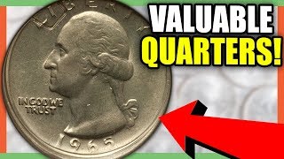 10 VALUABLE QUARTERS TO LOOK FOR  RARE QUARTERS WORTH A LOT OF MONEY [upl. by Anpas665]