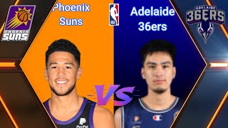 Adelaide 36ers KAI SOTTO vs Phoenix Suns NBA Live Scoreboard Interga Sports [upl. by Alicea]