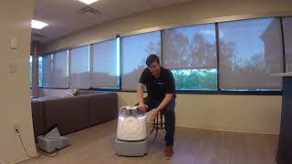 Autonomous Mobile Robot Review Softbank Robotics Whiz Vacuum [upl. by Kciredes186]