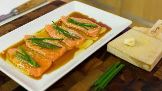 NextLevel Salmon Sashimi The SoySesame Seed Oil Magic 🎉 [upl. by Ojiram]