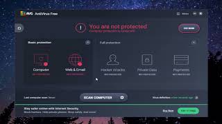 AVG Free Antivirus How To Temporarily DIsable Protection [upl. by Roux]