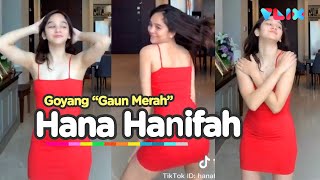 Viral Goyang Gaun Merah Hana Hanifah [upl. by Eseeryt]