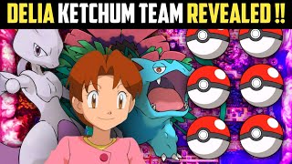 DELIA KETCHUM Ash Mother  TEAM Revealed  Pokémon Owned By Delia Ketchum [upl. by Cesya]